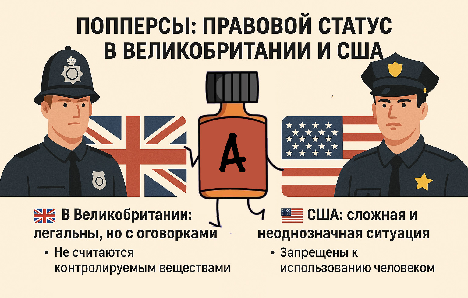 Попперсы: правовой статус в Великобритании и США. Ярославль Попперсы: правовой статус в Великобритании и США. Ярославль